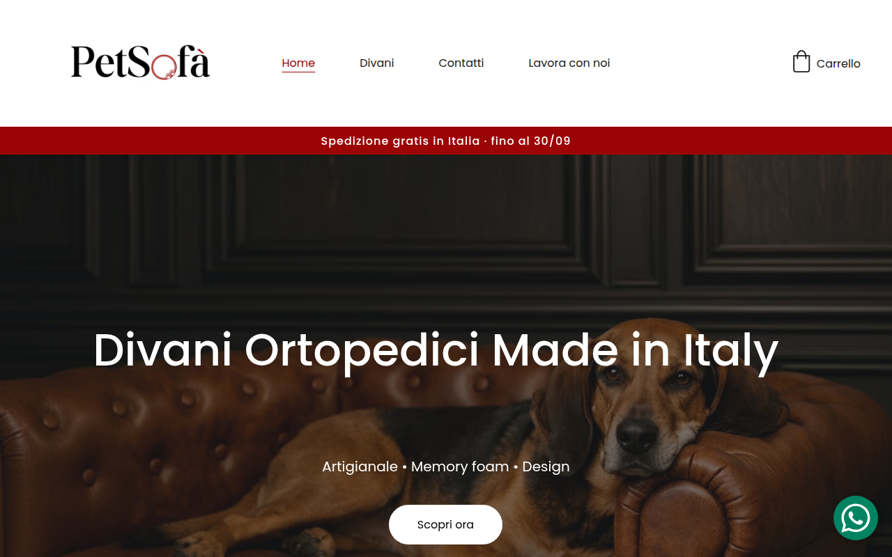 Homepage PetSofà